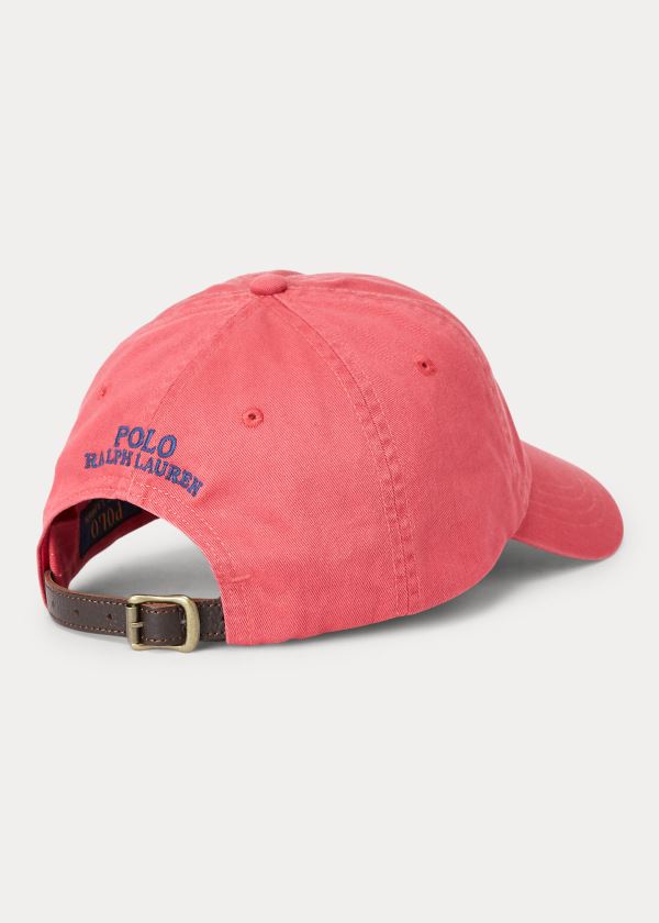 Gorra Polo Ralph Lauren Hombre Rojos - Polo Bear Chino Ball - VZCXT9157